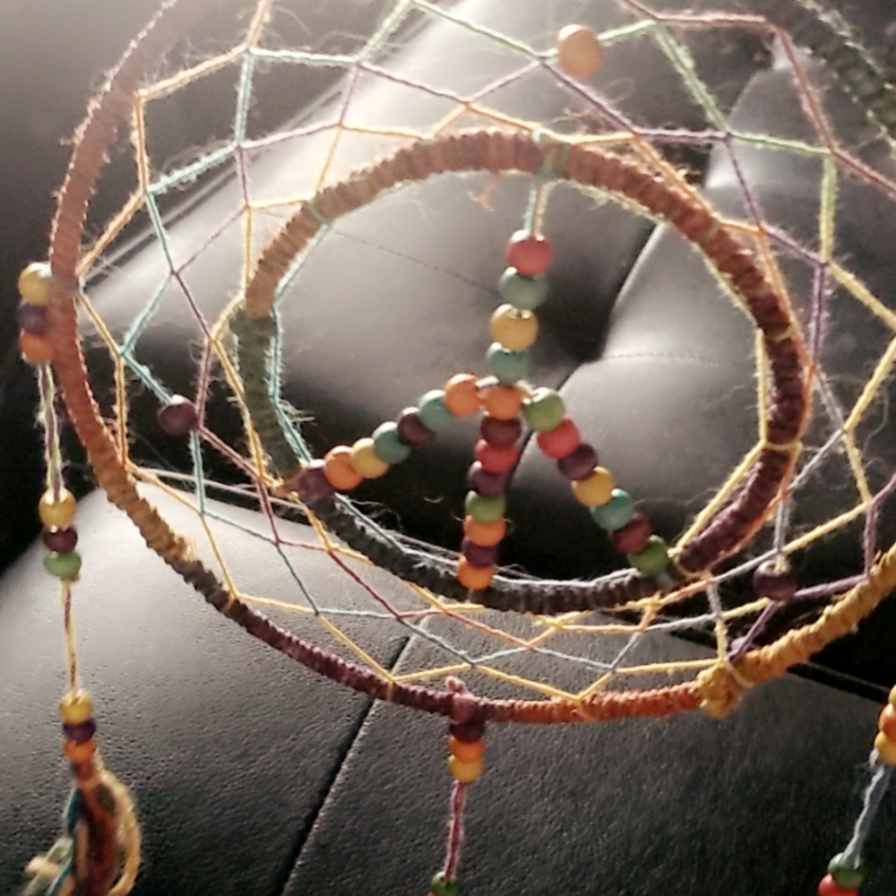 Colorful dreamcatcher handmade